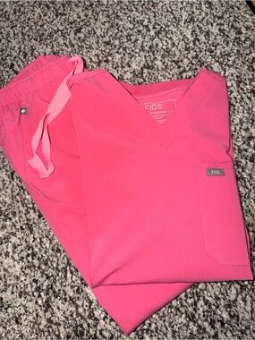 FIGS Men’s F’ing Pink XS Scrub Set